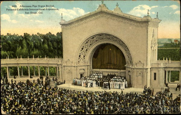 Afternoon Pipe Organ Recital San Diego California