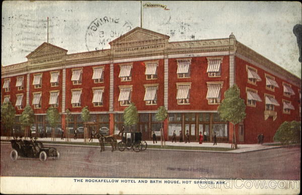 The Rockafellow Hotel and Bath House Hot Springs Arkansas