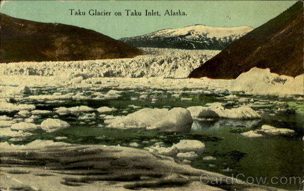Taku Glacier on Taku Inlet, Alaska