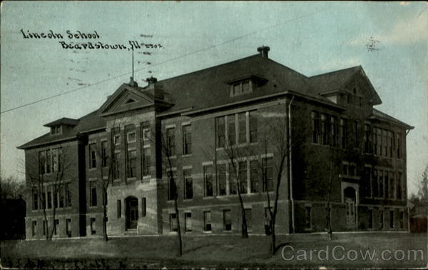 Lincoln School Beardstown, Ill Illinois