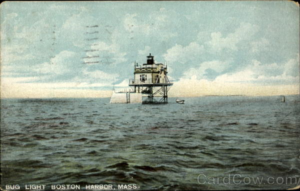 Bug Light, Boston Harbor, Mass Massachusetts