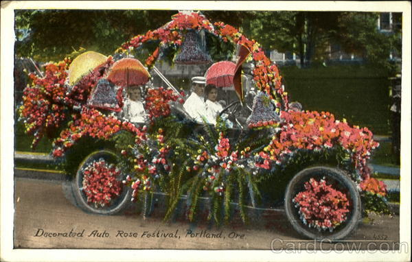 Decorated Auto Rose Festival, Portland, Ore Oregon
