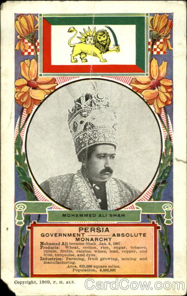 Mohammed Ali Shah Persia Royalty