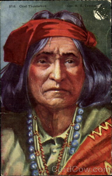 Chief Thunderbird Cpr. H. H. Tammer Native Americana