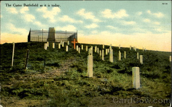 The Custer Battlefield as it is today Crow Agency Montana