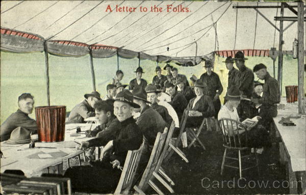 A letter to the Folks Army