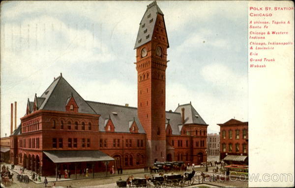 Polk Street Station Chicago Illinois