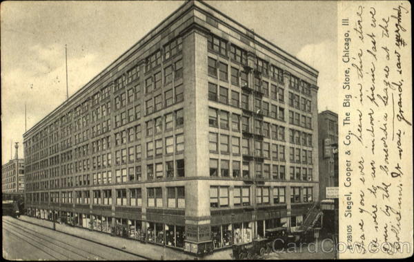 Siegel, Cooper & Co., The Big Store Chicago Illinois
