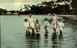 Section of Wading Pool, Humboldt Park Postcard