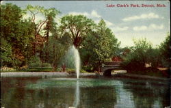 Lake Clark's Park Postcard