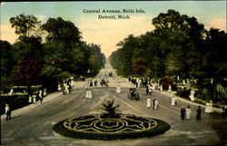 Central Avenue, Belle Isle Postcard