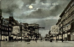 Woodward Avenue, Detroit, Mich Postcard