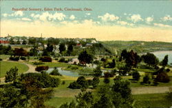 Beautiful Scenery, Eden Park, Cincinnati, Ohio Postcard