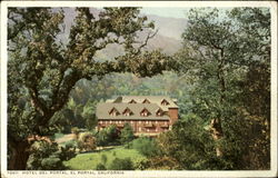 Hotel Del Portal, El Portal, California Postcard Postcard