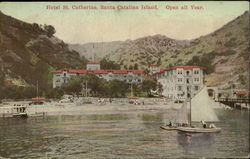 Hotel St. Catherine Santa Catalina Island, CA Postcard Postcard