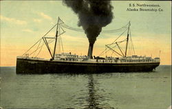 S.S. Northwestern, Alaska Steamship Co Postcard