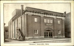 "Theater", Jonesville, Mich Michigan Postcard Postcard