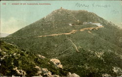 Summit of Mt. Tamalpais, California Postcard