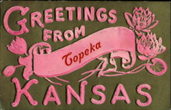 Greeting From Topeka Kansas Postcard