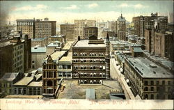 Looking West from Planters Hotel. St. Louis, U. S. A Postcard