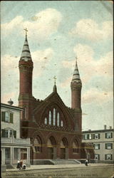 Dorchester, Mass. St. Gregory's Catholic Church Erected 1863 Postcard