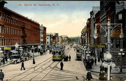 No. Salina St., Syracuse, N.Y New York Postcard Postcard