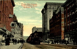 Empire State Express crossing Salina Street Postcard