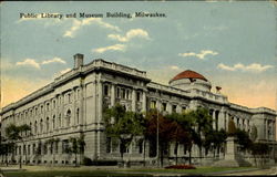 Public Library and Museum Building Postcard