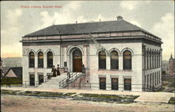 Public Library Everett, WA Postcard Postcard