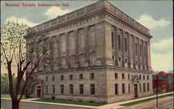 Masonic Temple Indianapolis, IN Postcard Postcard