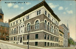 Masonic Temple Postcard