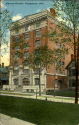 Masonic Temple, Youngstown, Ohio Postcard