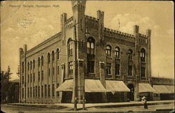 Masonic Temple Postcard