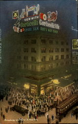 Corticelli Electric Sign Postcard