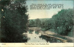 West from Fancy Creek Postcard