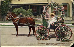 Decorated Vehicle, Rose City Festival, Portland, Ore Oregon Postcard Postcard