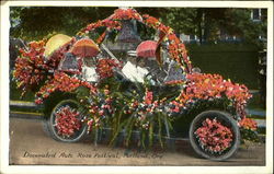 Decorated Auto Rose Festival, Portland, Ore Postcard