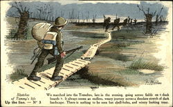 Sketches of Tommy's life Postcard