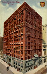 Home Insurance Bldg., Chicago Illinois Postcard Postcard
