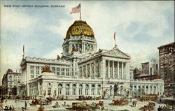 New Post Office Building, Chicago Postcard