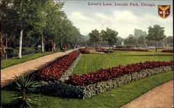 Lover's Lane, Lincoln Park Chicago, IL Postcard Postcard