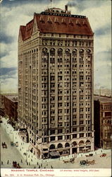 Masonic Temple Postcard