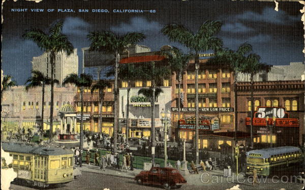 Right View of Plaza San Diego California