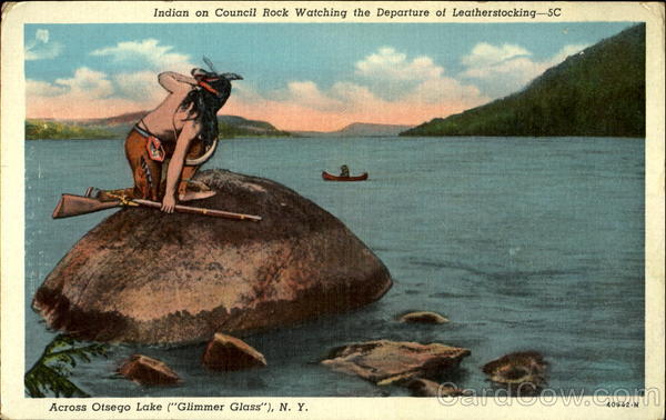 Across Otsego Lake (Glimmer Glass), N.Y Cooperstown New York