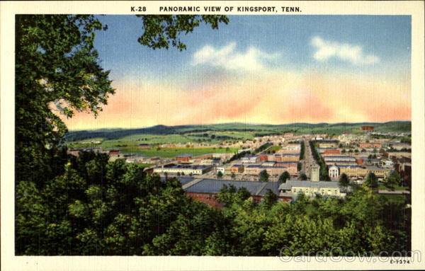 Panoramic View of Kingsport, Tenn Tennessee