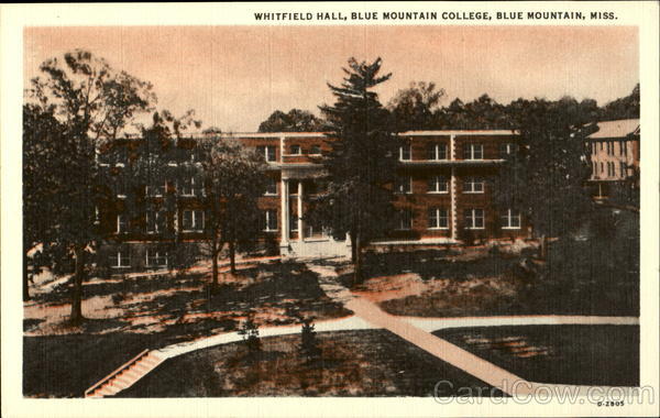 Whitfield Hall, Blue Mountain College Mississippi