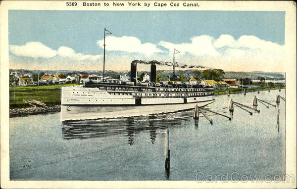 Boston to New York by Cape Code Canal Cruise Ships