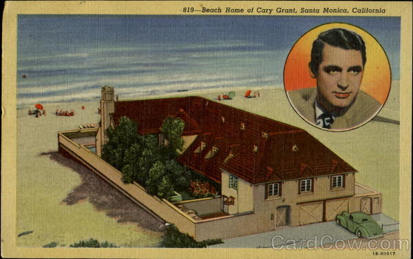 Beach Home of Cary Grant Santa Monica California