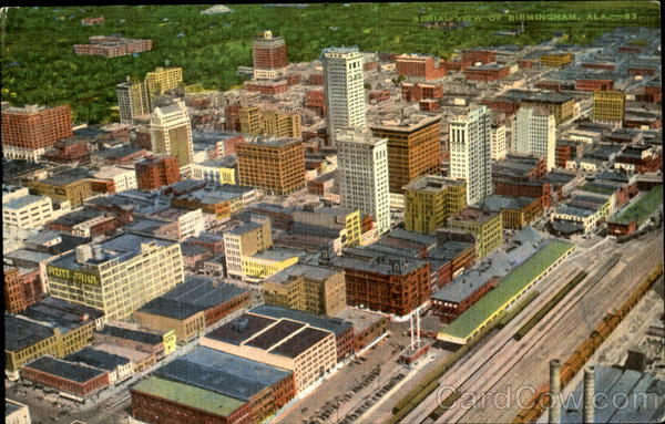 Aerial View of Birmingham, Ala. - 93 Alabama