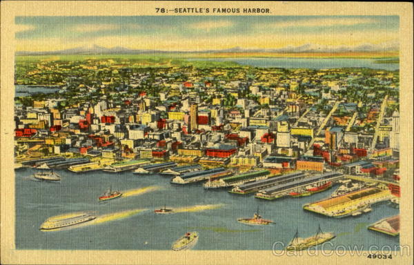 Seattle's Famous Harbor Washington